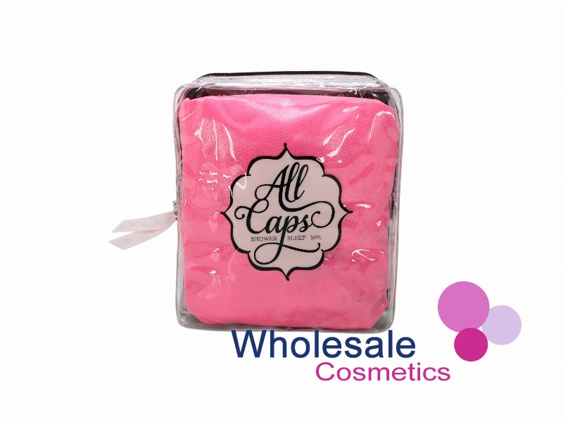 6 x All Caps Shower Sleep Spa - PINK